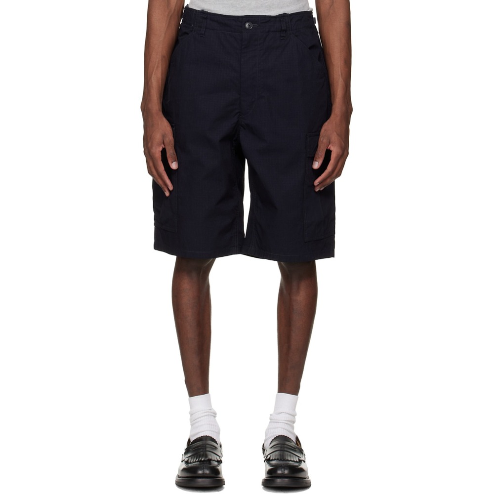 Nanamica Ripstop Cargo Shorts Sz 32 Navy Utility Techwear Gorpcore Japanese NWOT